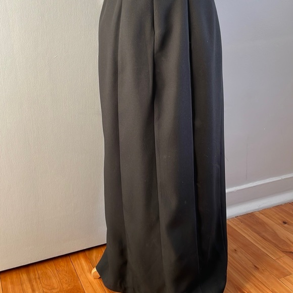 π¨π¦ Vintage Joseph Ribkoff Long Black Gown & Cropped Tuxedo Jacket, Size 10 - Picture 14 of 16